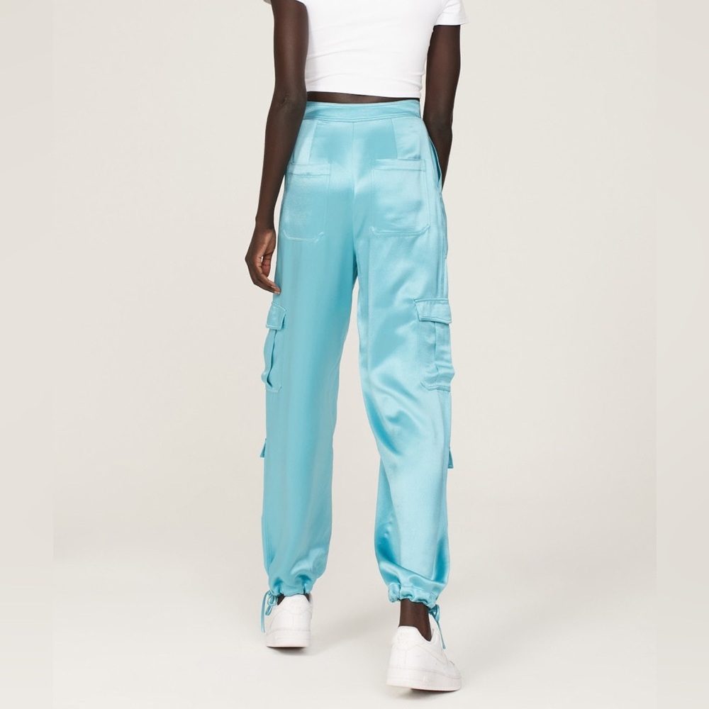 Nicholas Nori Utilitarian Drawcord Pant Blue size 4 - Picture 4 of 15